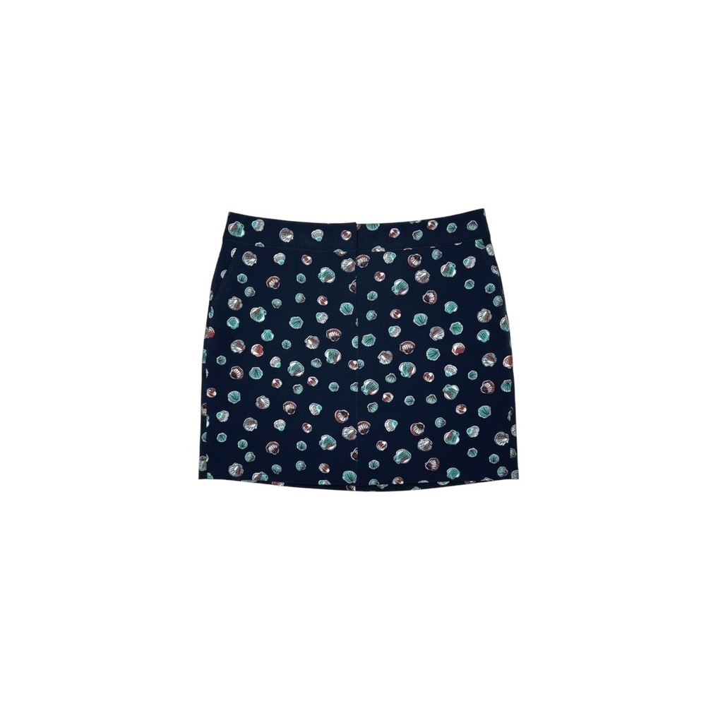 3/$20 💥 Izod Women's Golf Skort Navy Nautical Seashell Preppy Tennis Pockets 14